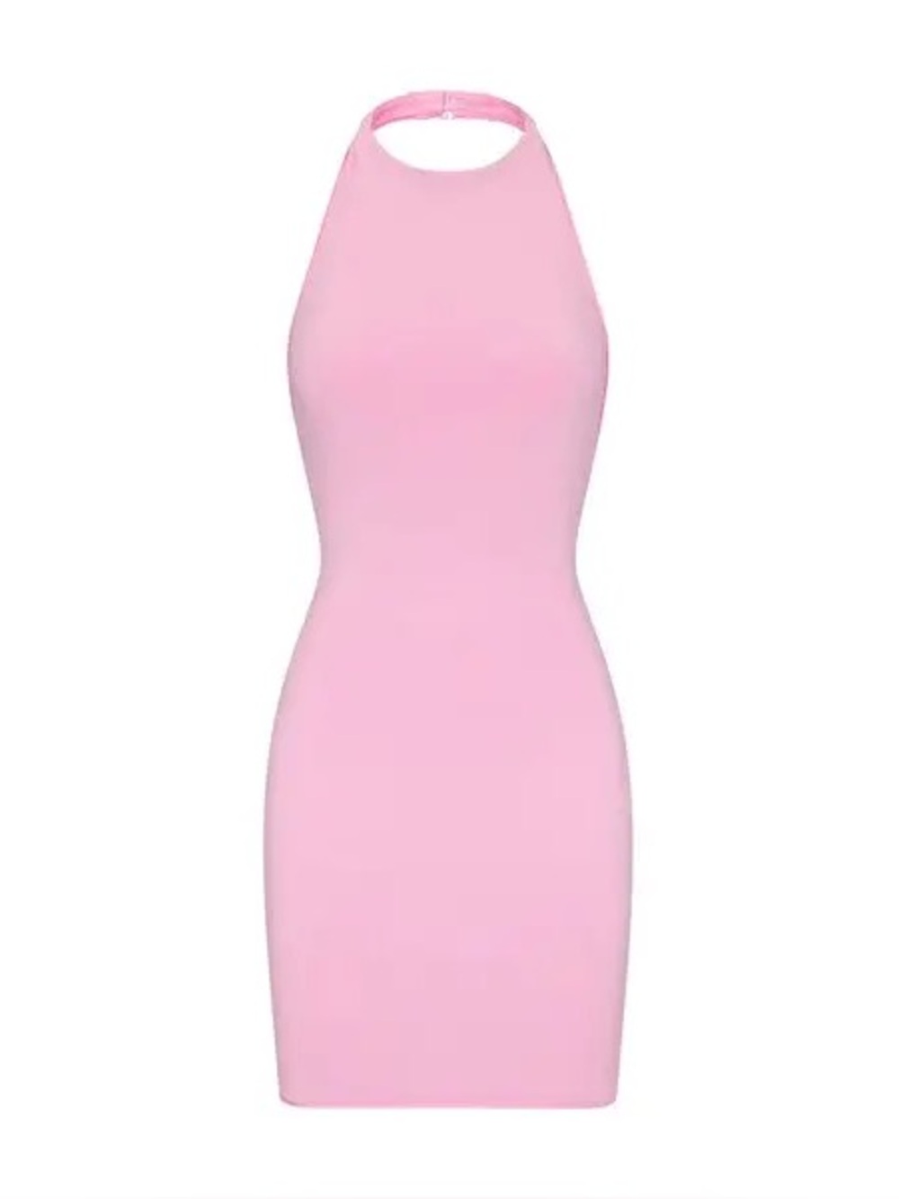 SKIMS Halter Neck Pink Bodycon Dress